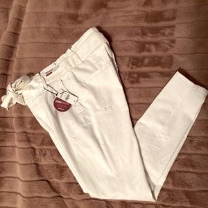 Womens Express white high waisted jeans